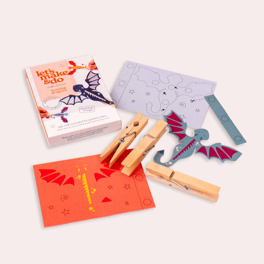 Make It Move - Soaring Dragons Craft Kit for Kids