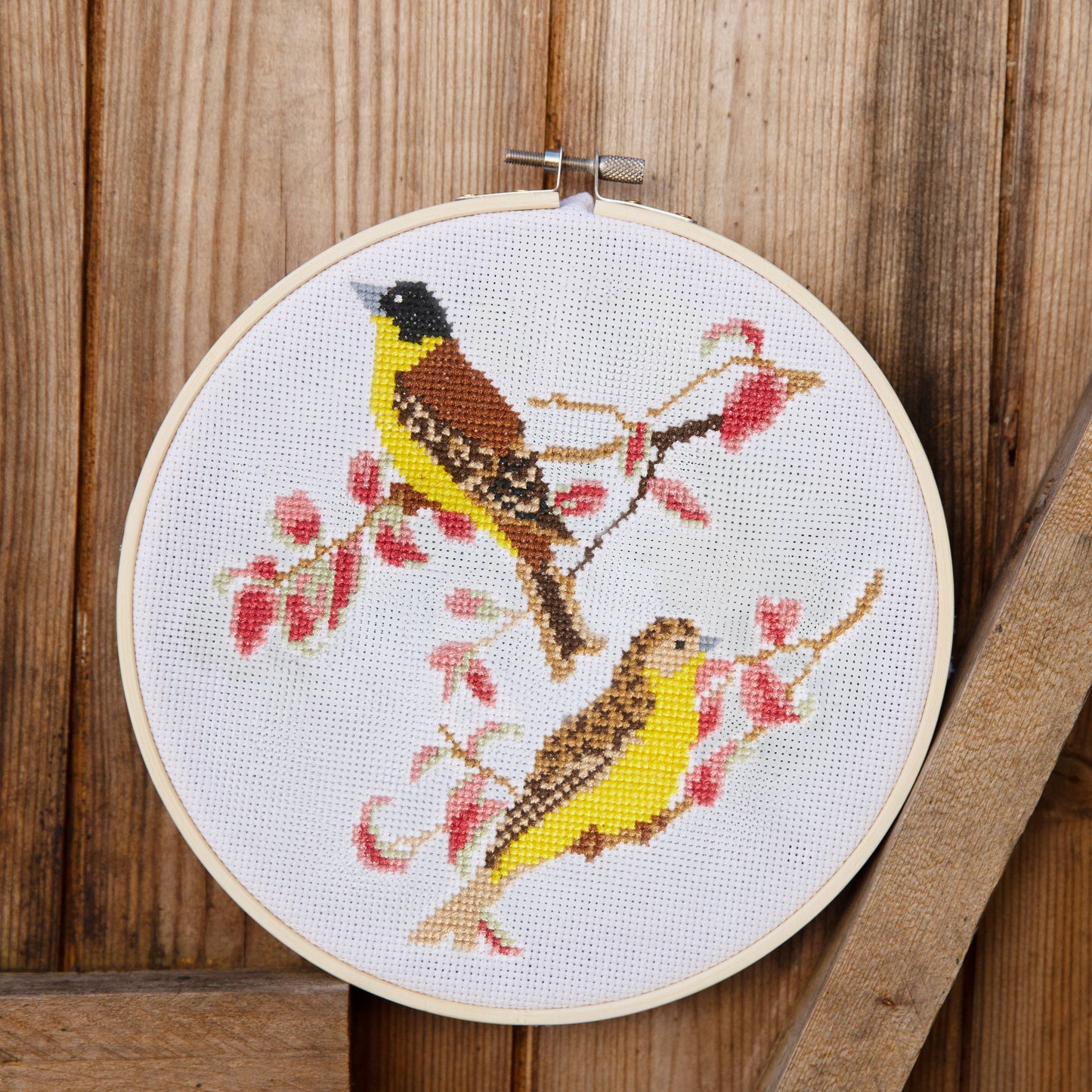 Natural History Museum Cross Stitch Kit Buntings Design 14cm