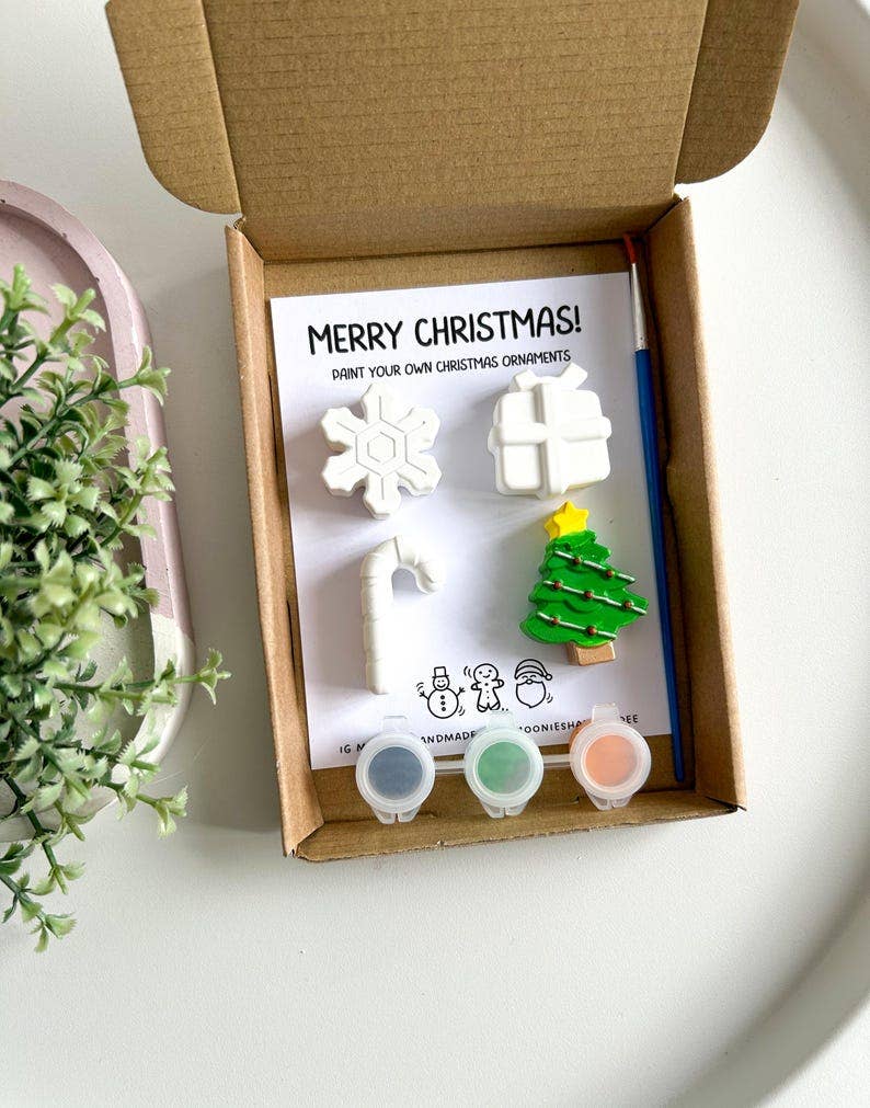Christmas Paint Your Own Kits, Stocking Fillers, Christmas Eve Box Fillers, Christmas Pottery Painting