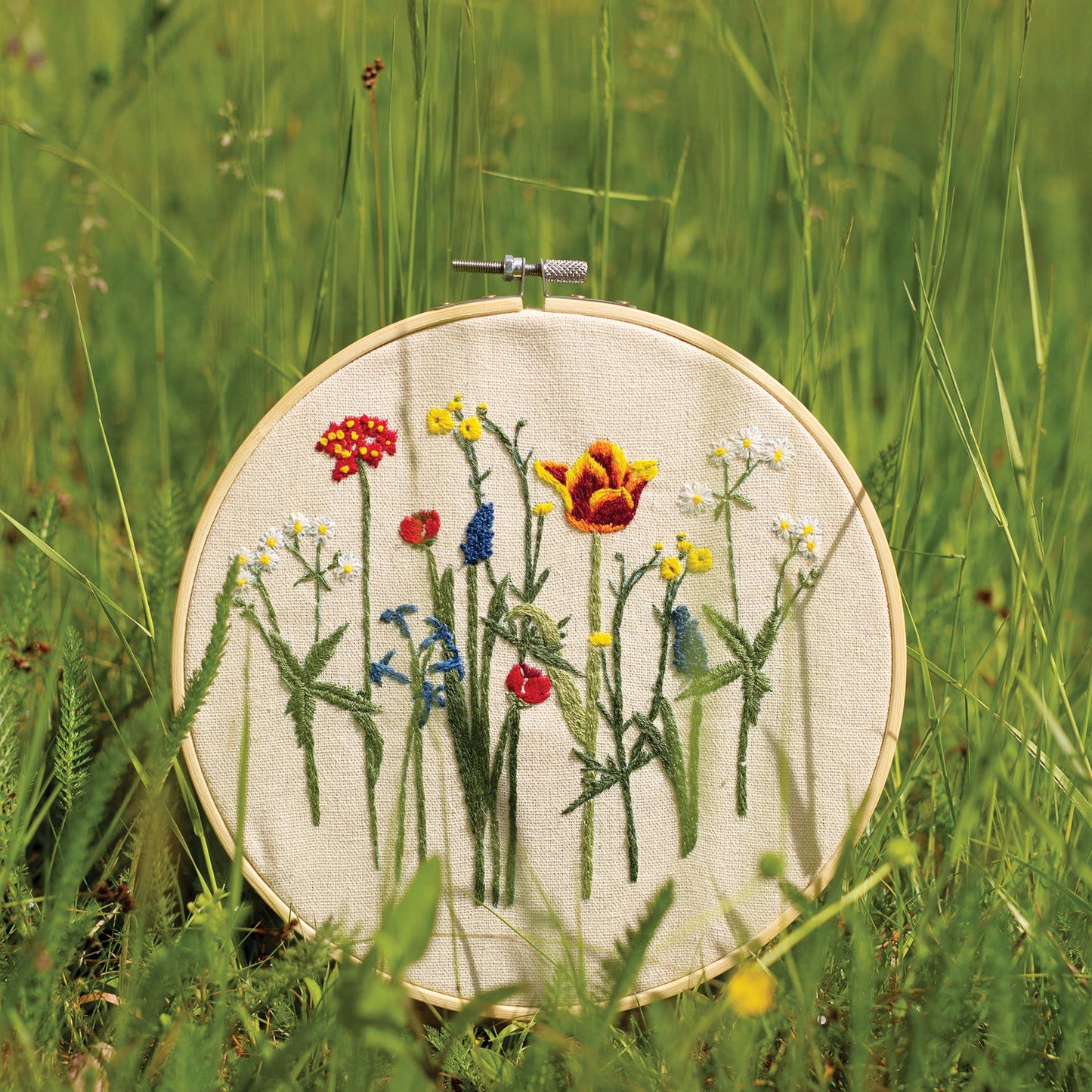 RHS Embroidery Kit, Multicoloured, 8", In the Wild