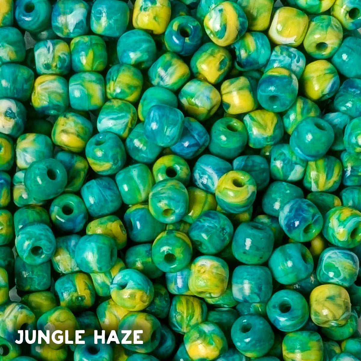 Recycled Ocean Plastic Beads: 6mm Jewellery Making Supplies