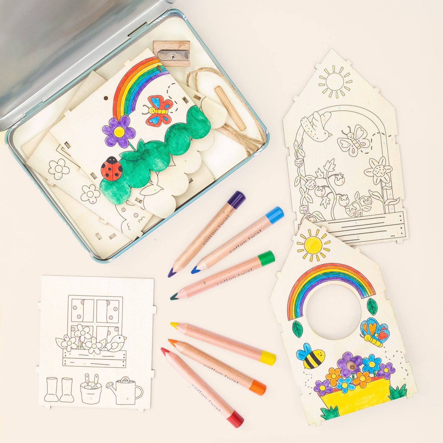 Paint By Numbers Bird House Build Kit