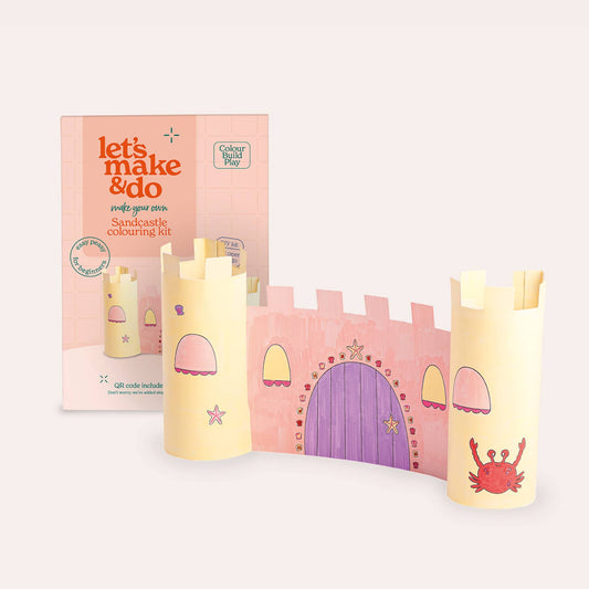 Make Your Own Sandcastle - 3D Kids Colouring Craft Kit