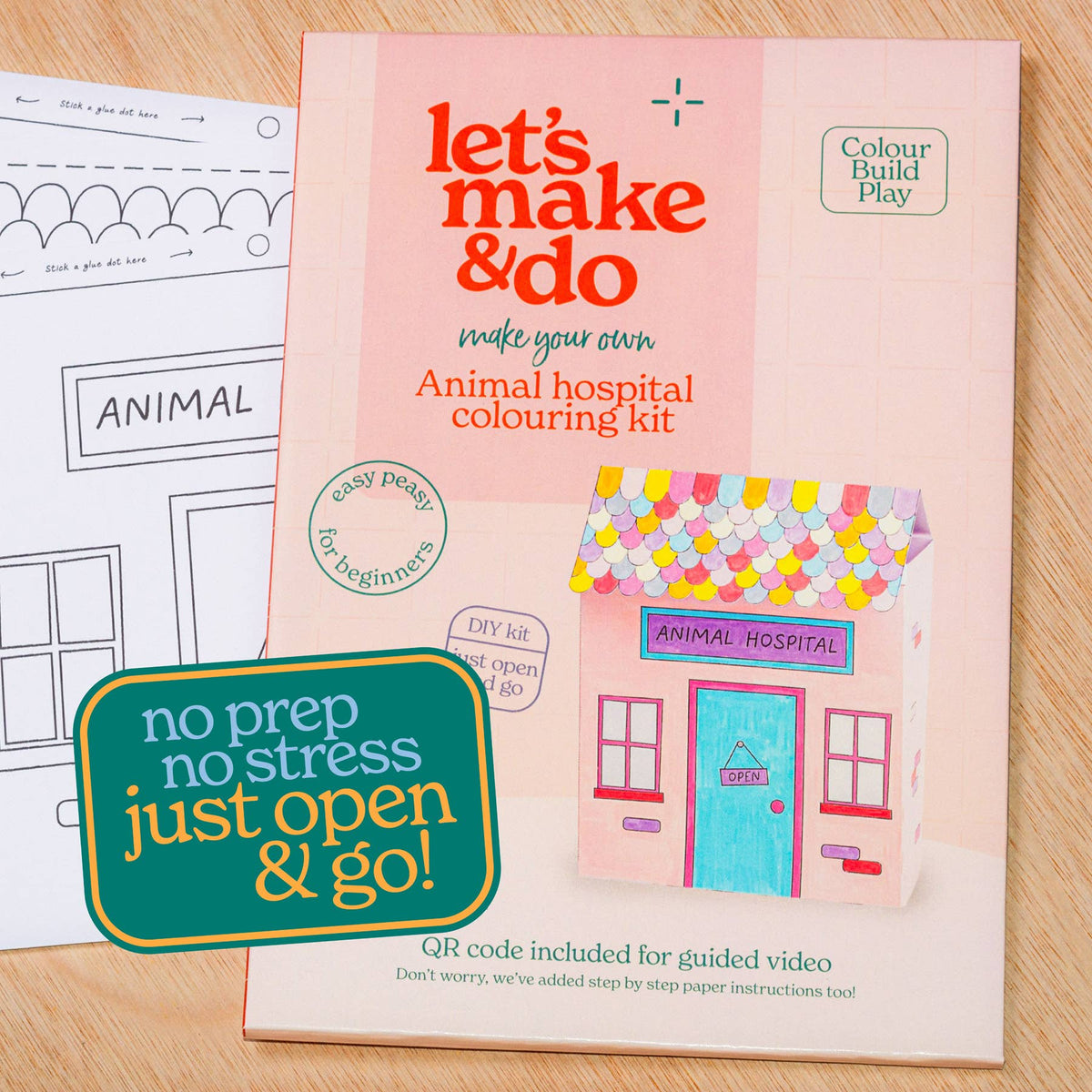 Vet Craft Kit Bundle | Vet Peg Doll & Animal Hospital Set