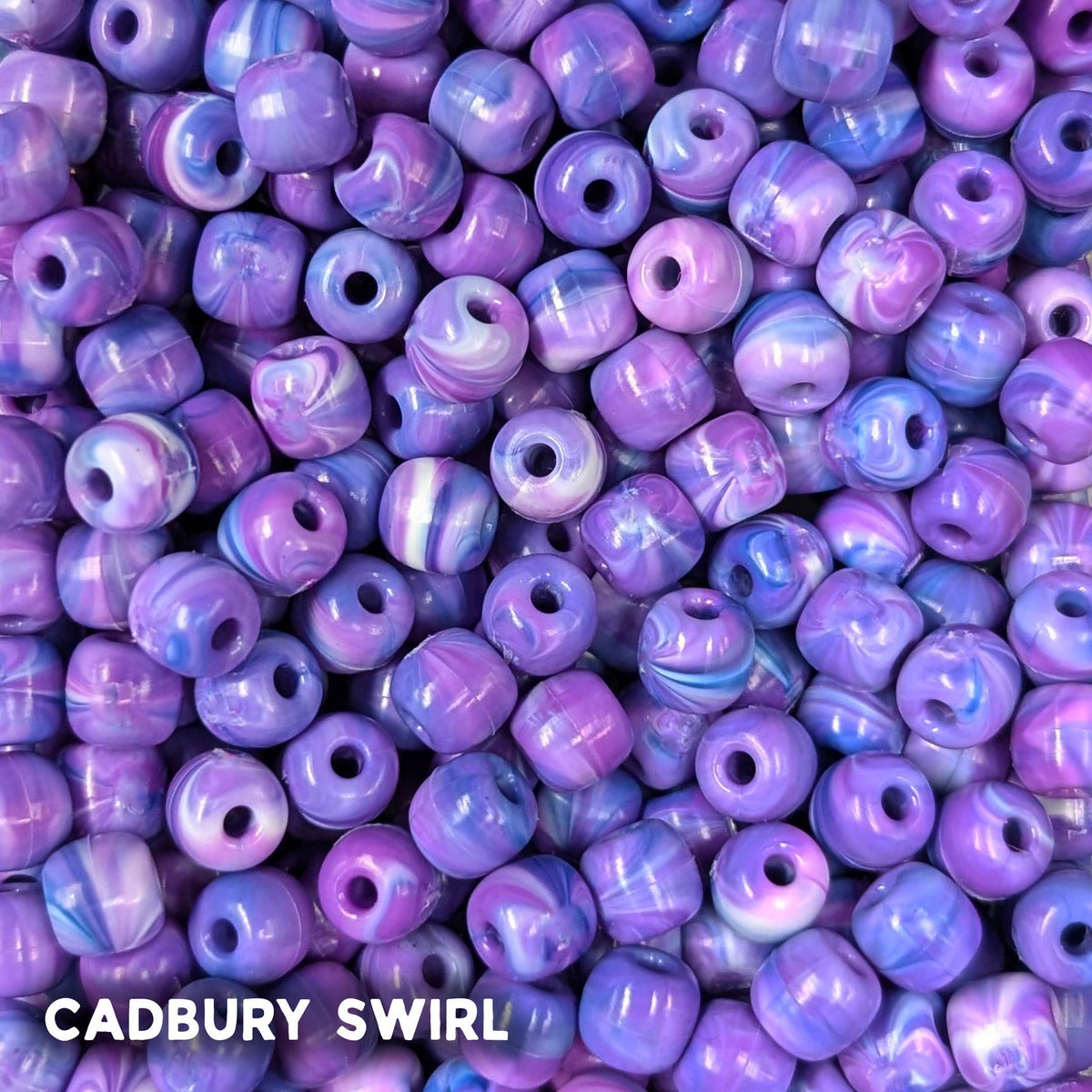 Recycled Ocean Plastic Beads: 6mm Jewellery Making Supplies