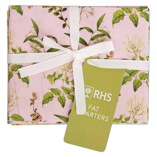 RHS Fat Quarter Fabric Bundle, Edwards, 45 x 56cm, Pack Of 4