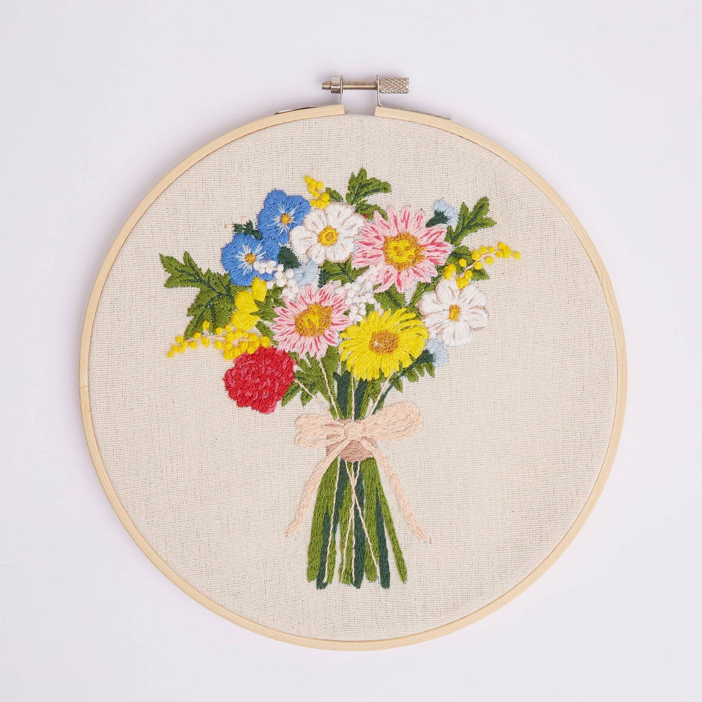 RHS Embroidery Kit, Multicoloured, 8", Bouquet