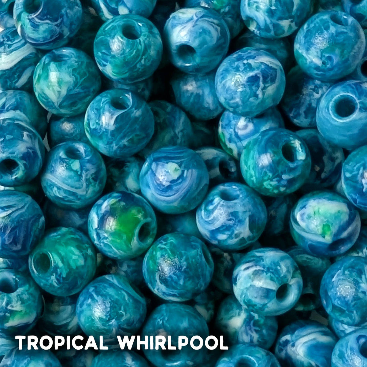 Recycled Ocean Plastic Round Beads | 10mm Round Jewellery