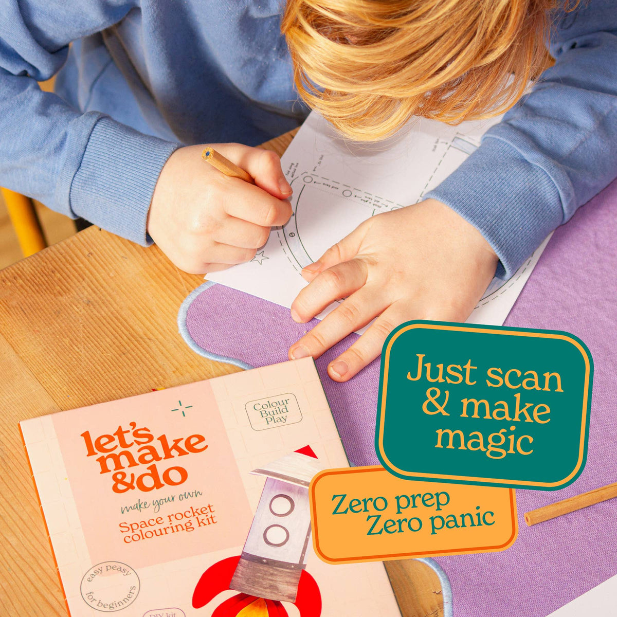 Make Your Own Sandcastle - 3D Kids Colouring Craft Kit