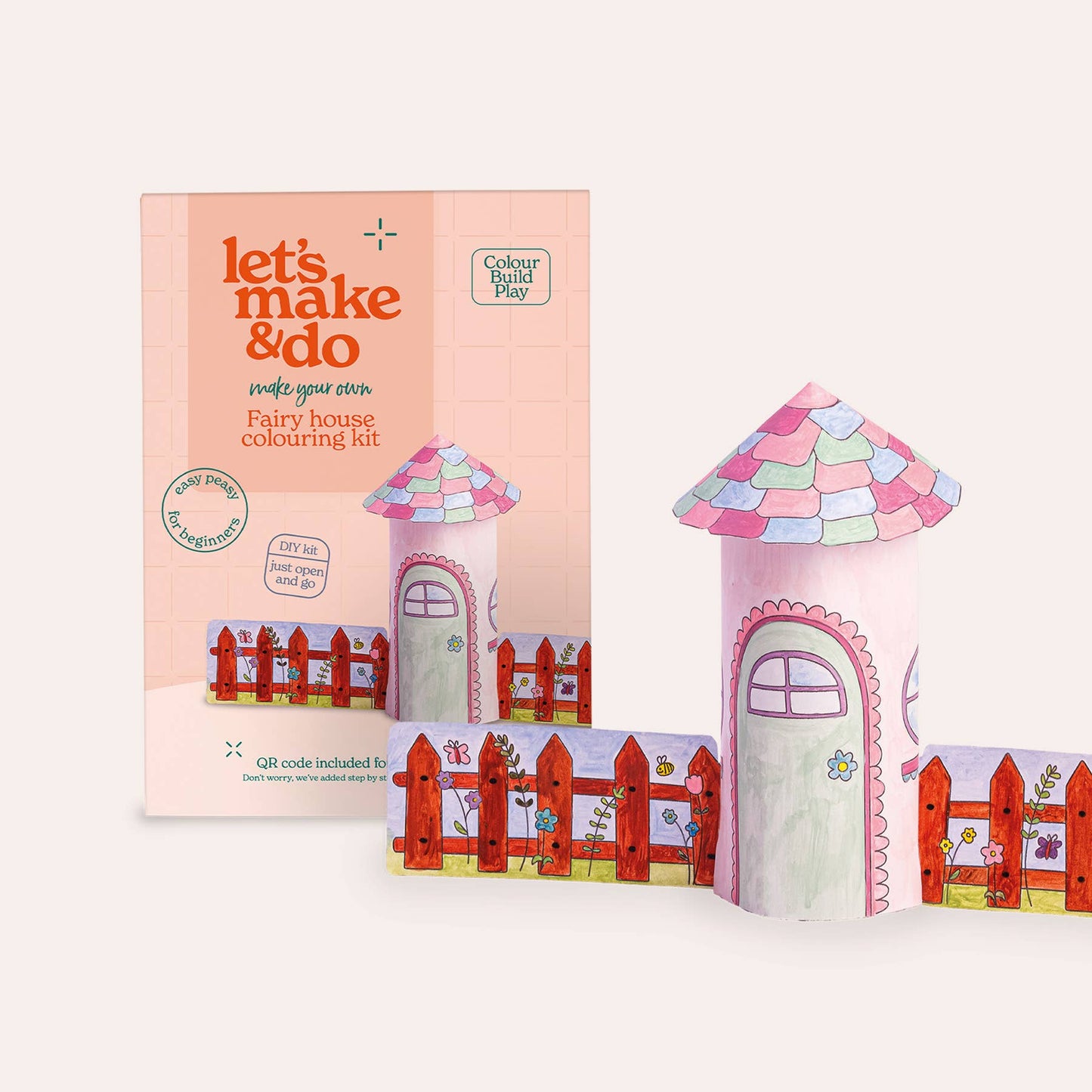 Make Your Own Fairy House - 3D Kids Colouring Kit