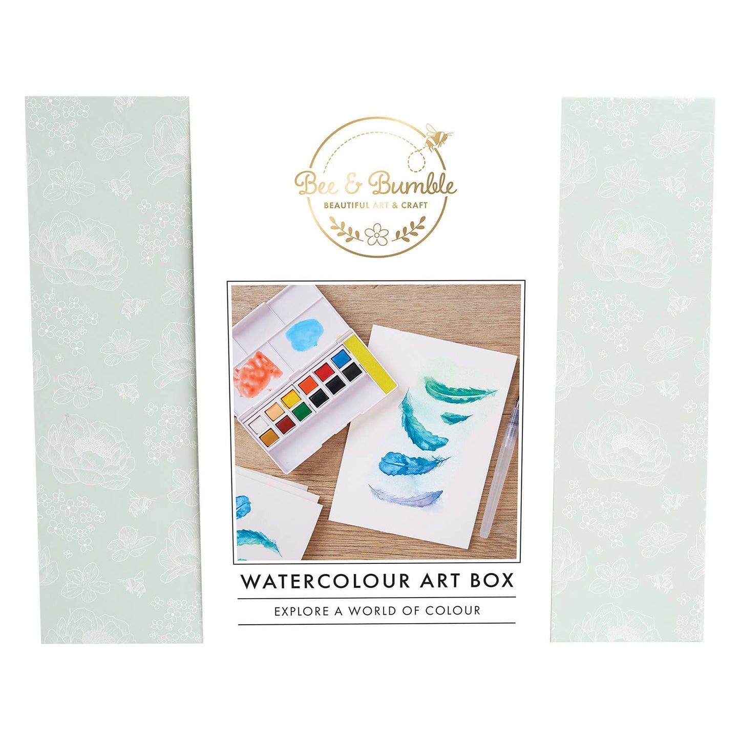 Bee & Bumble Watercolour Art Box Craft Kit