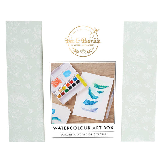 Bee & Bumble Watercolour Art Box Craft Kit