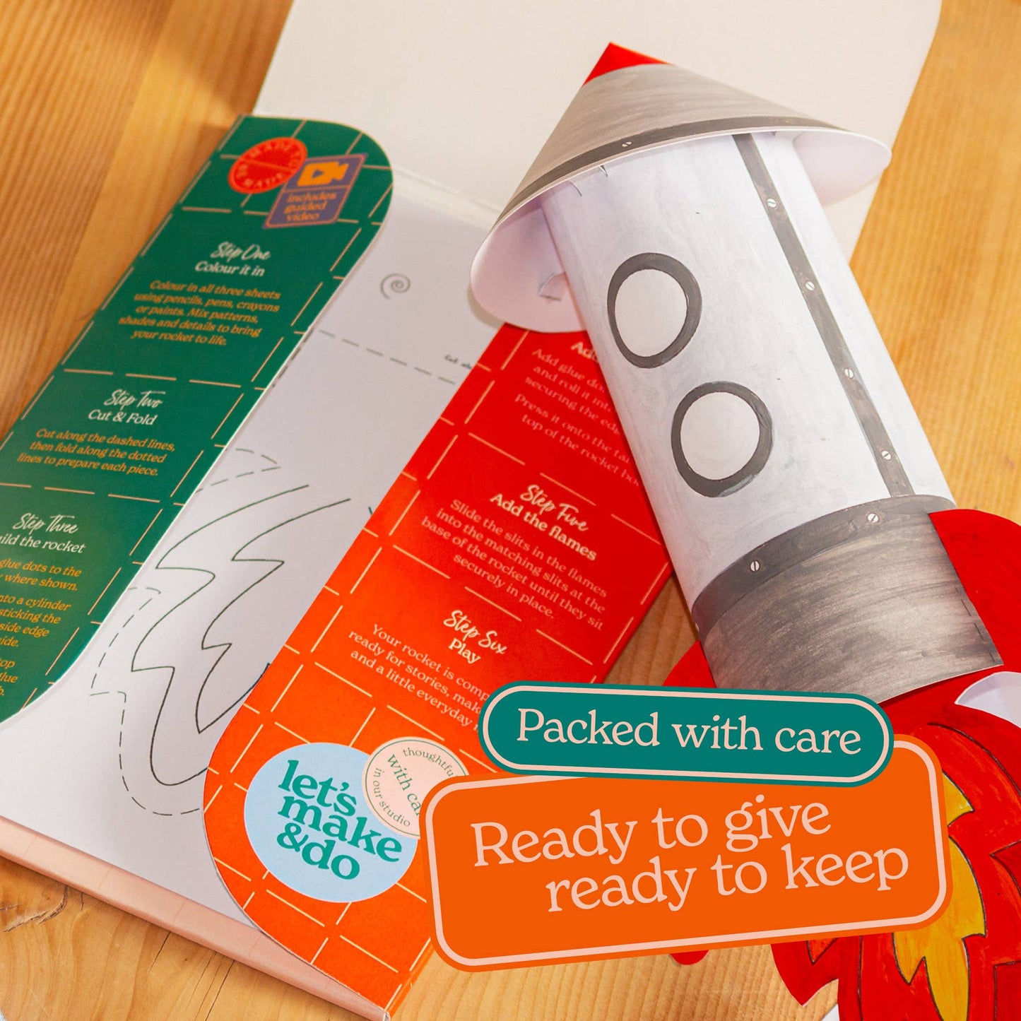 Astronaut Craft kit Bundle | Astronaut Peg Doll & Rocket Set