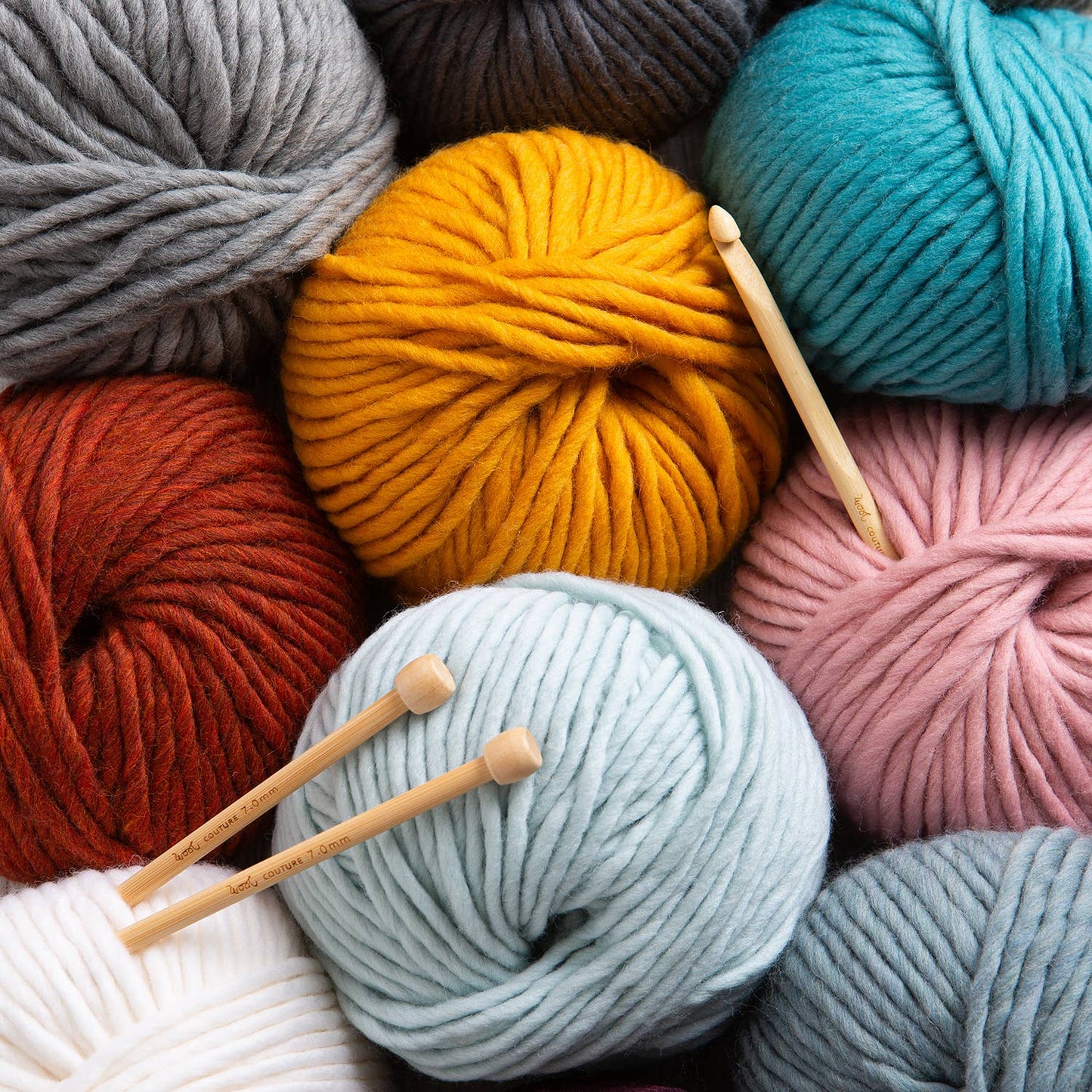 The Chunky Yarn 100g Ball 100% Merino Wool
