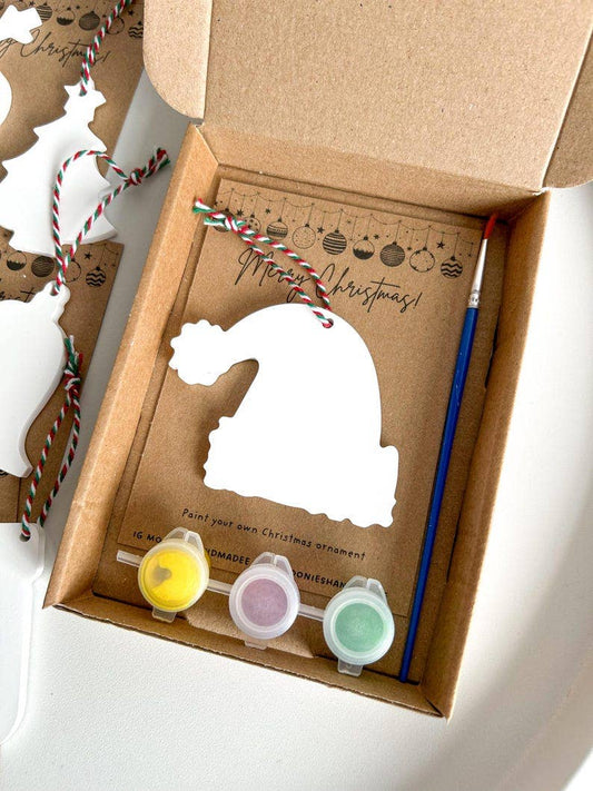 Handmade Plaster Painting Christmas Ornament Kit