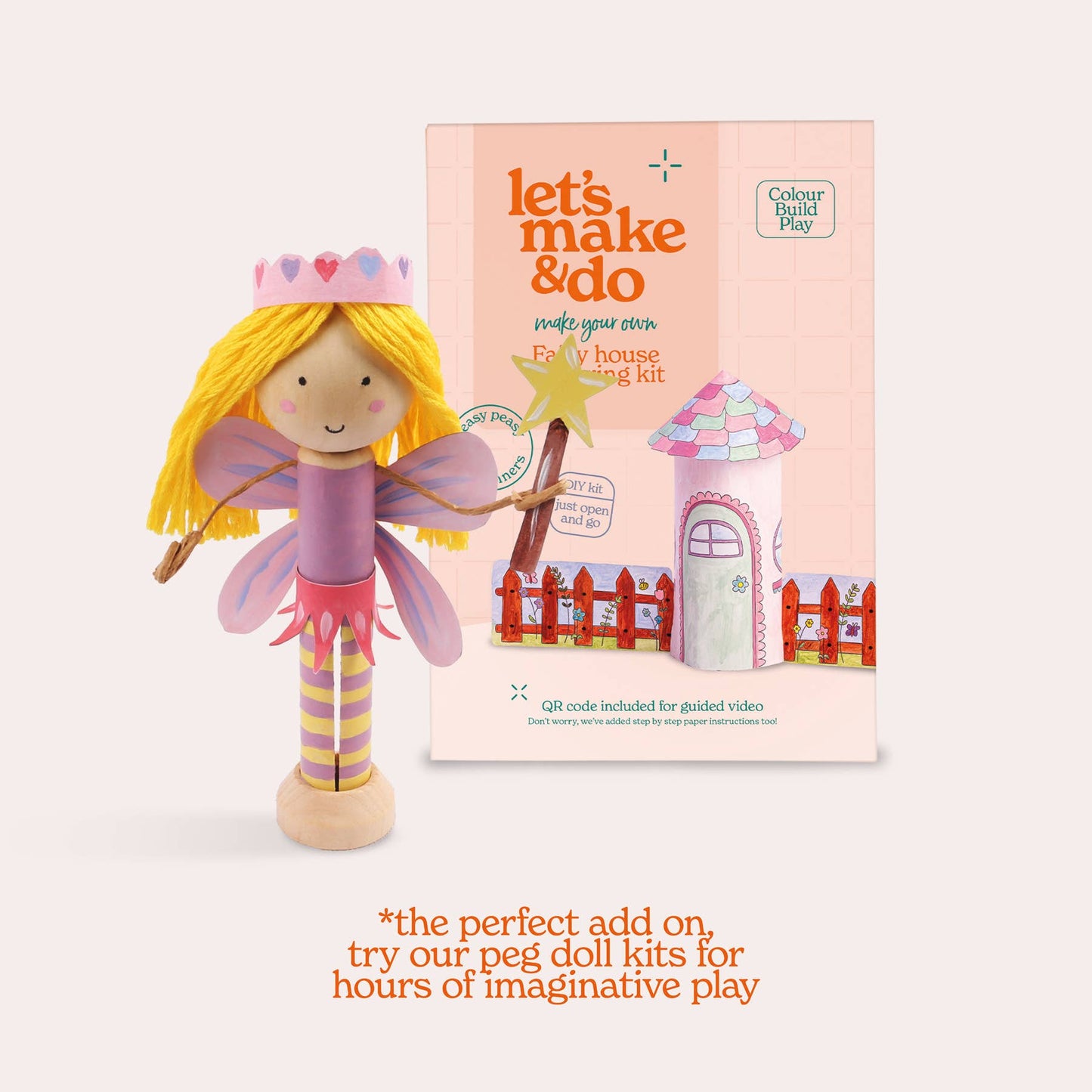 Make Your Own Fairy House - 3D Kids Colouring Kit