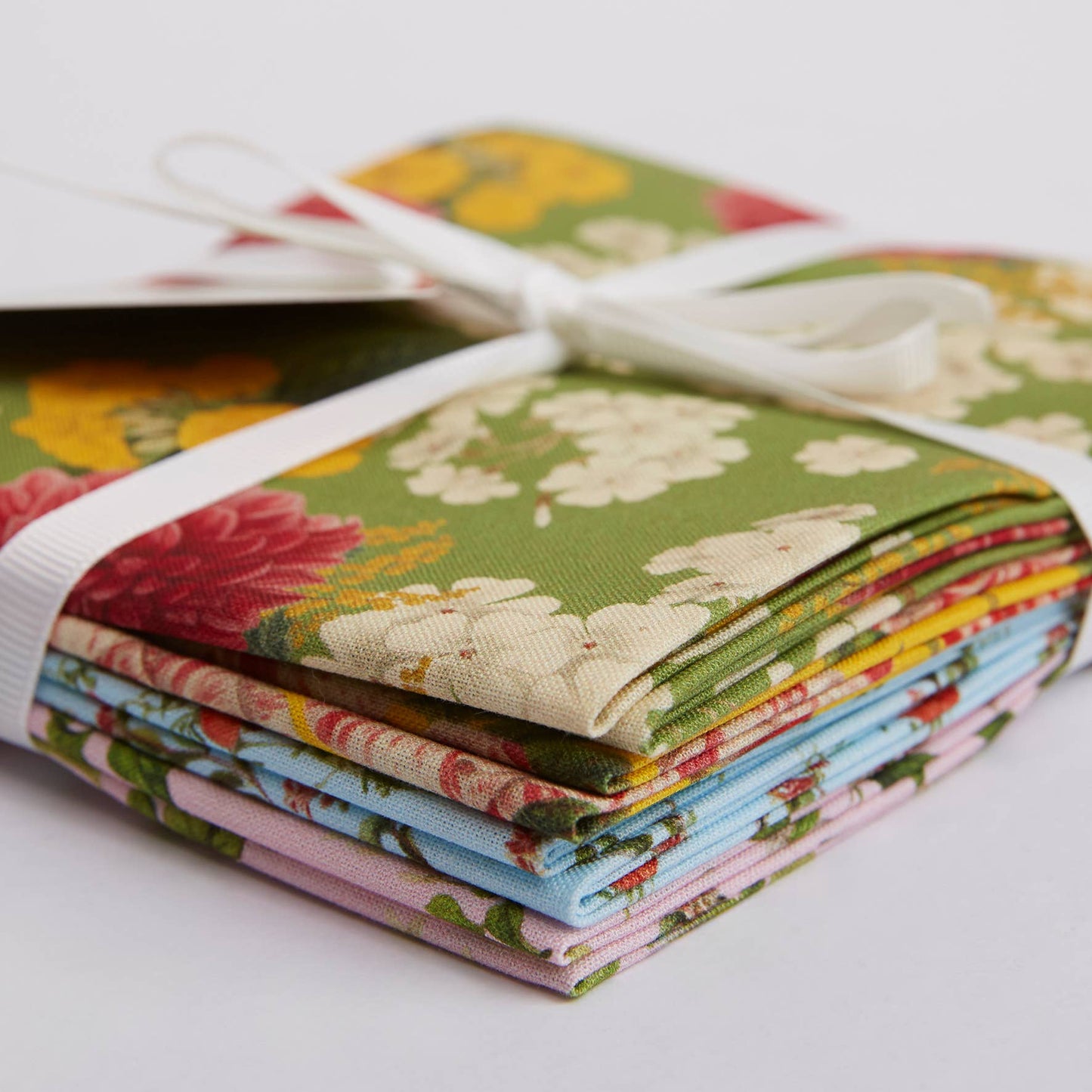 RHS Fat Quarter Fabric Bundle, Edwards, 45 x 56cm, Pack Of 4