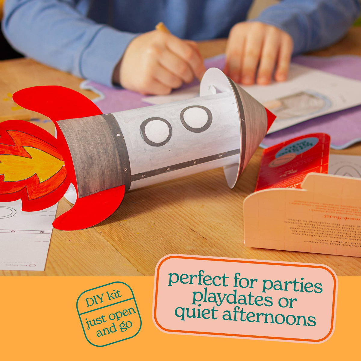 Make Your Own Pirate Ship - 3D Kids Colouring Craft Kit