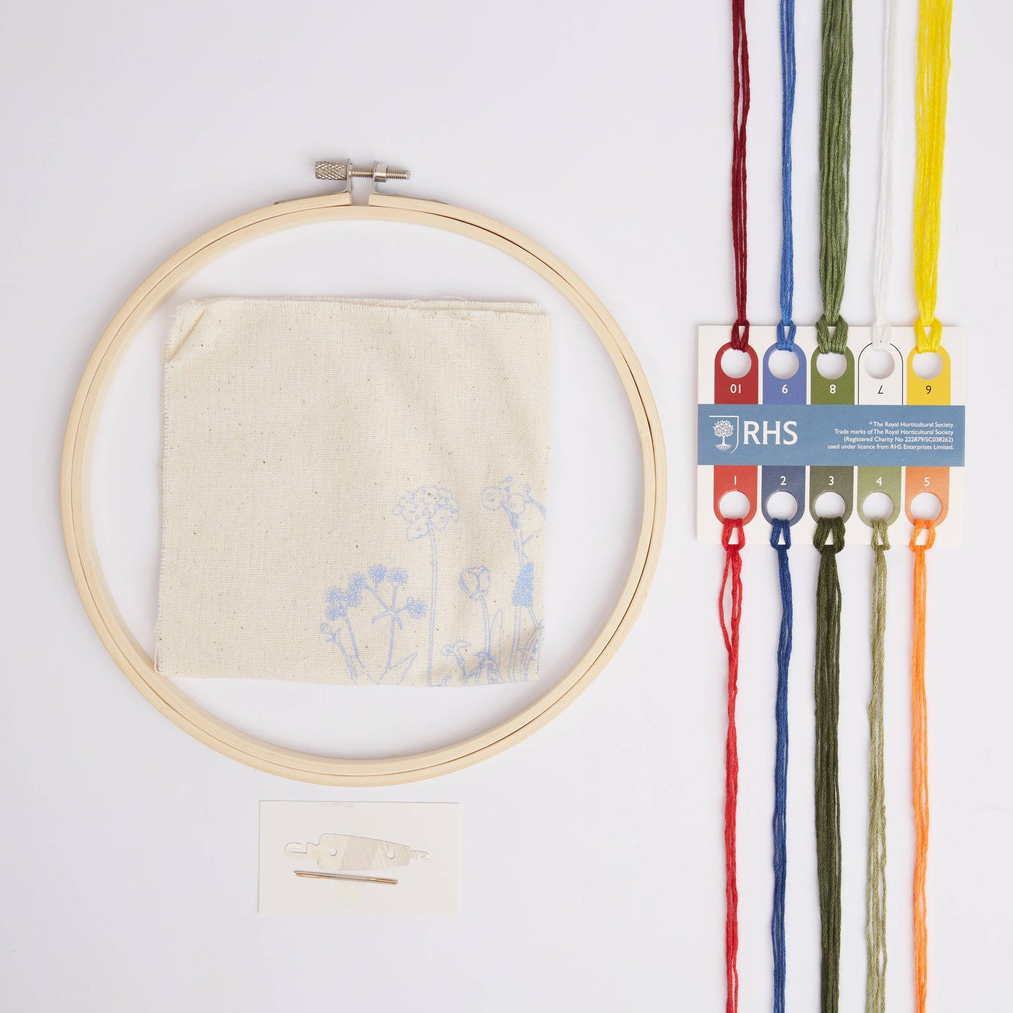 RHS Embroidery Kit, Multicoloured, 8", In the Wild