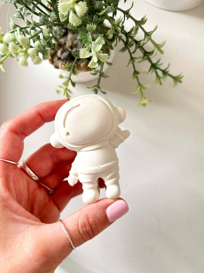 Space Themed Pottery Painting Kit, Paint Your Own Astronaut Set, DIY Creative Craft Kit, Fun Date Night Activities, Custom Room Decor