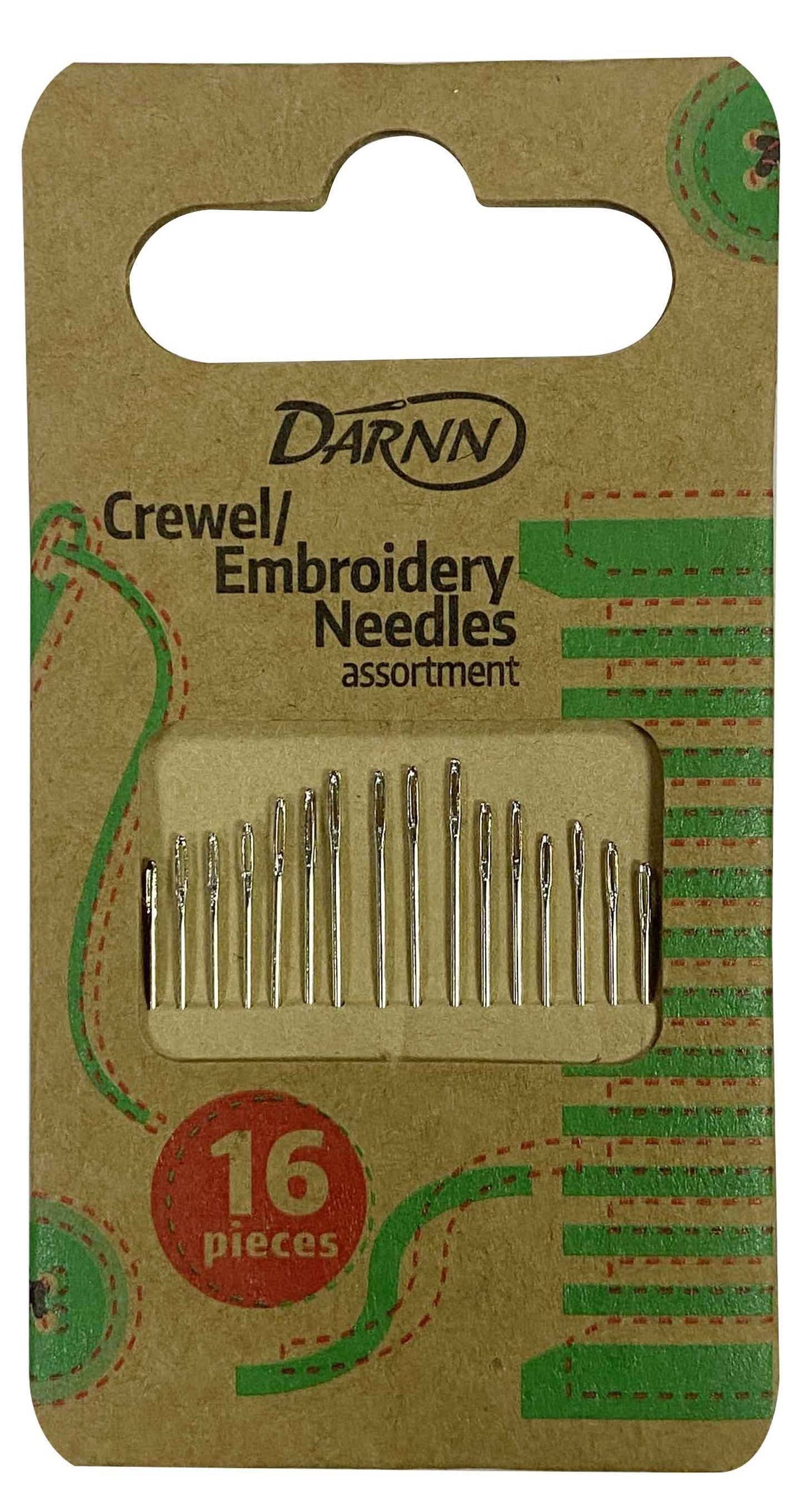 Darnn Embroidery Needles ,Crewel Needles, Hand Sewing Needle