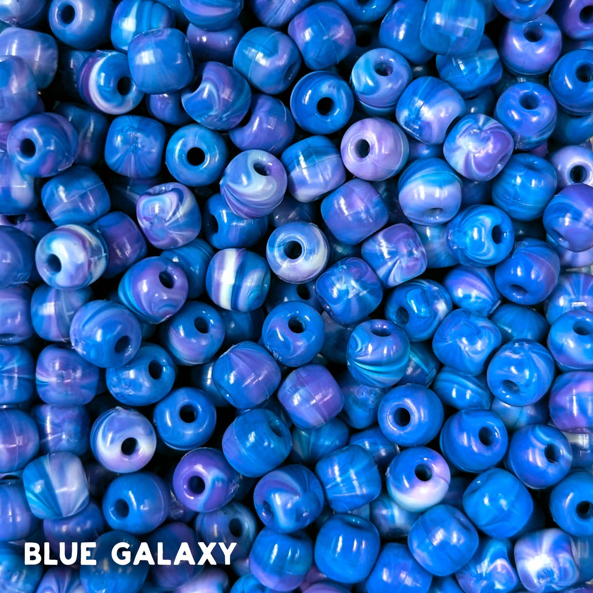 Recycled Ocean Plastic Beads: 6mm Jewellery Making Supplies