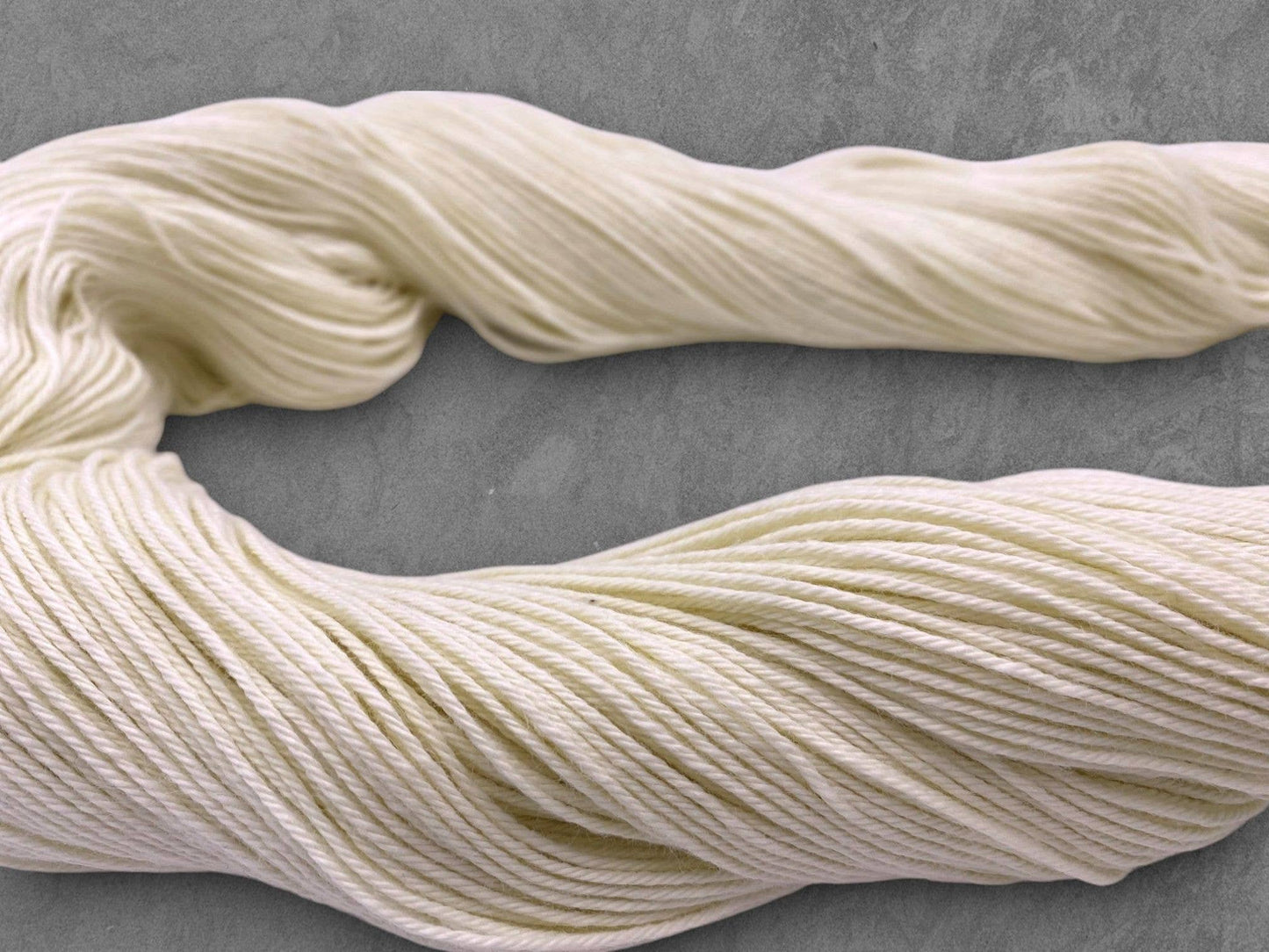 Undyed Yarn: Organic Cotton 4Ply Knitting Yarn