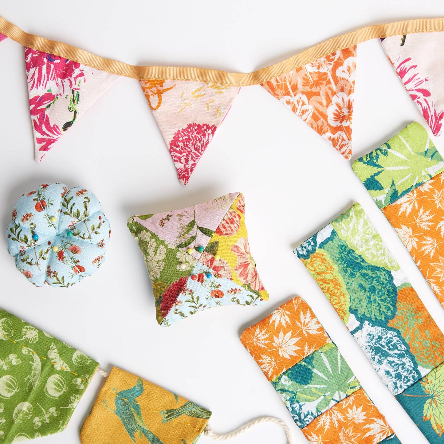 RHS Fat Quarter Fabric Bundle, Edwards, 45 x 56cm, Pack Of 4