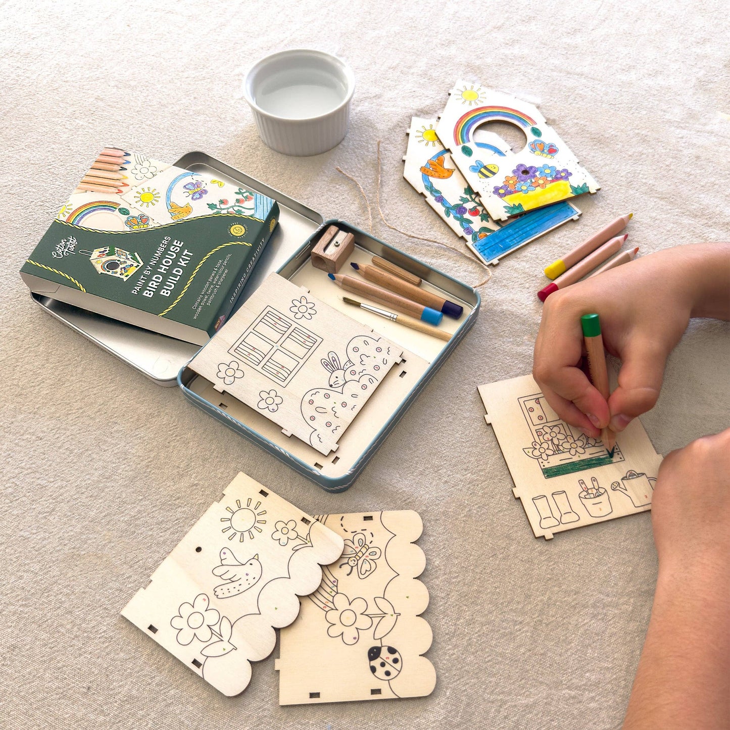 Paint By Numbers Bird House Build Kit