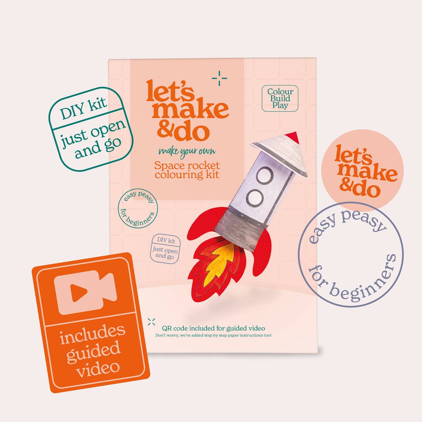 Astronaut Craft kit Bundle | Astronaut Peg Doll & Rocket Set