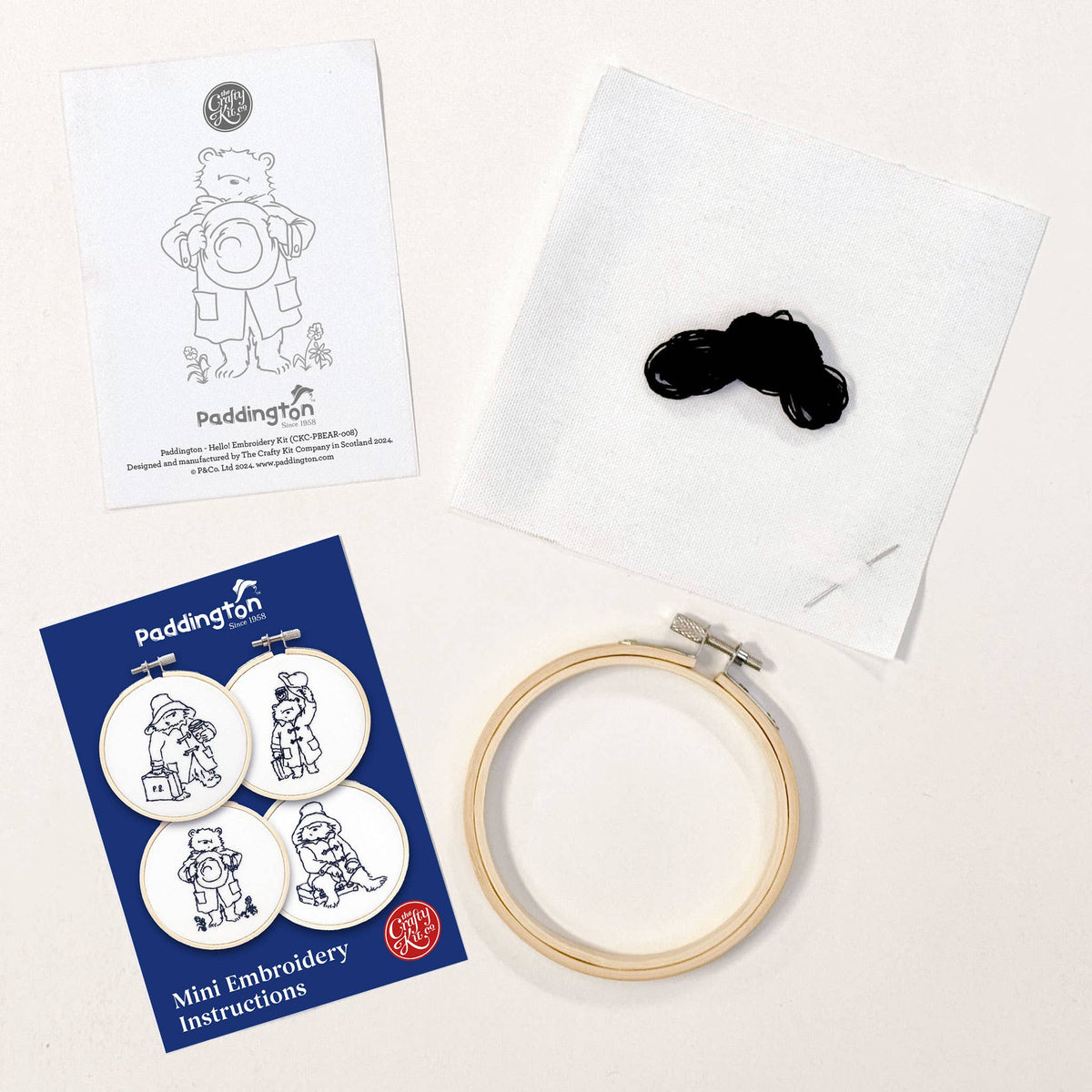 Paddington - Hello! Mini Embroidery Kit