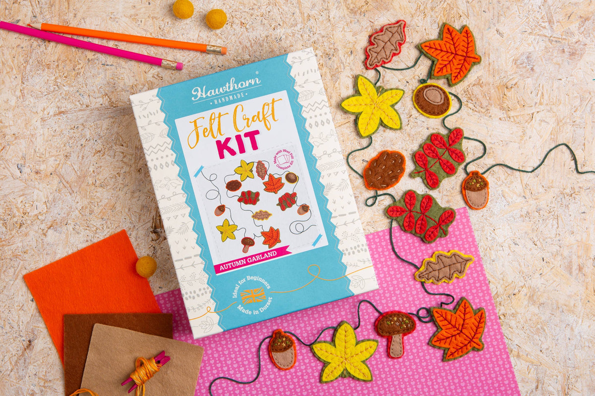 Autumn Garland Felt Craft Kit | Beginner Craft Kit