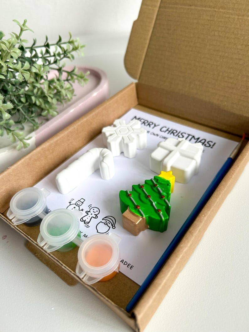 Christmas Paint Your Own Kits, Stocking Fillers, Christmas Eve Box Fillers, Christmas Pottery Painting