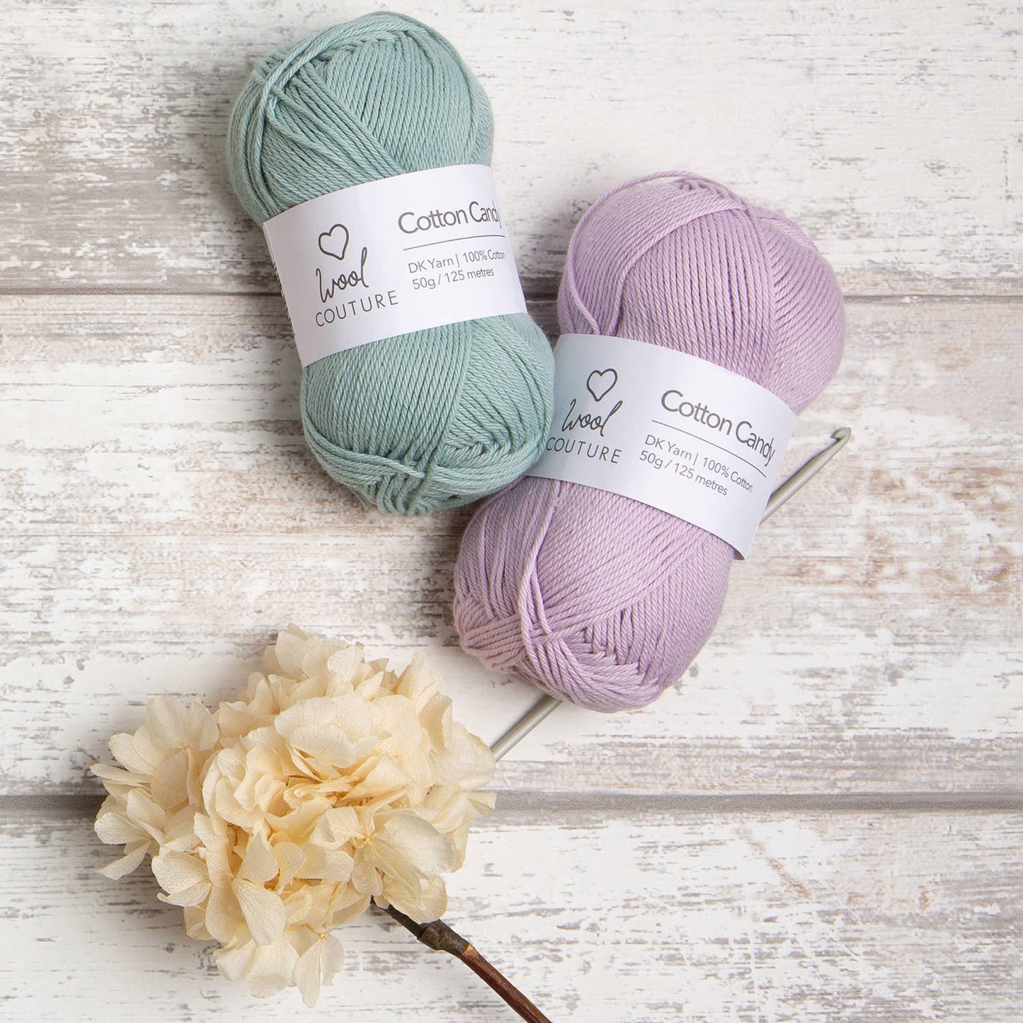 Cotton Candy Yarn 50g Ball 100% Cotton