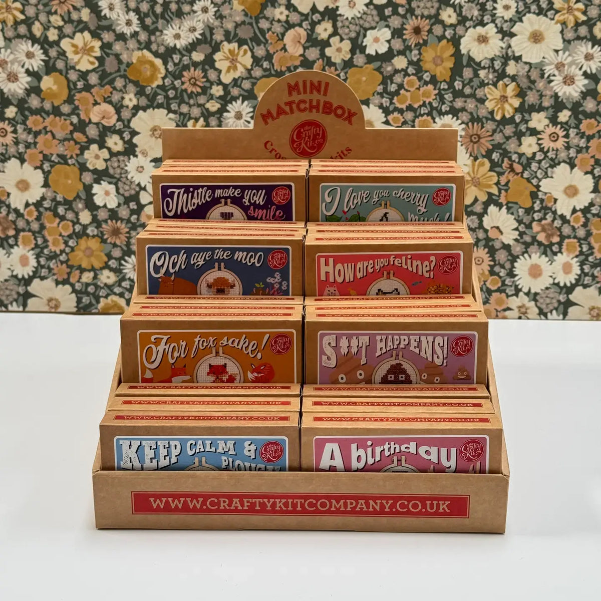 Peanuts - Love from Snoopy Mini Matchbox Cross Stitch Kit