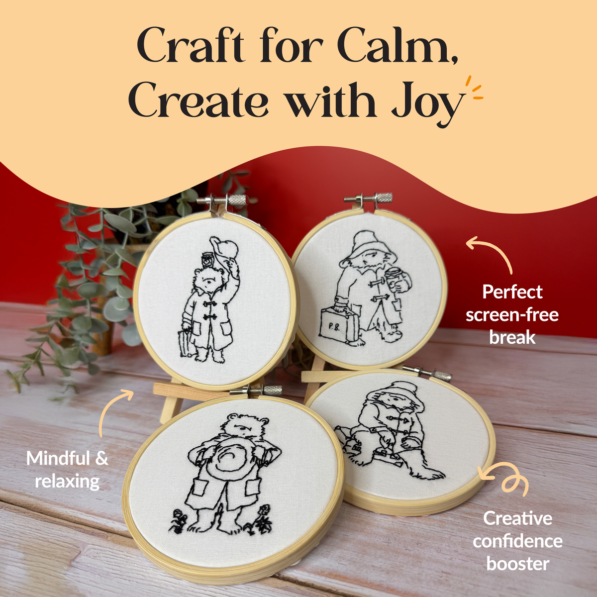 Paddington - Hello! Mini Embroidery Kit
