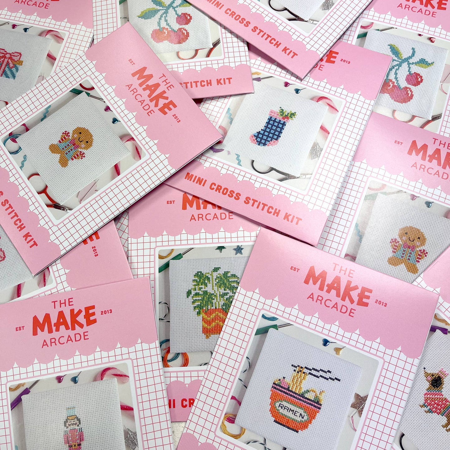 'Cactus' Mini Cross Stitch Kit
