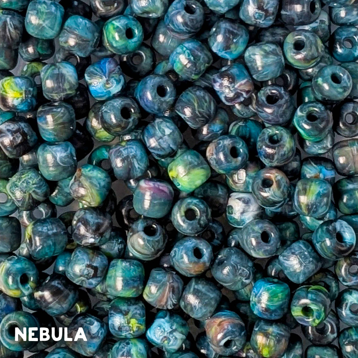 Recycled Ocean Plastic Beads: 6mm Jewellery Making Supplies