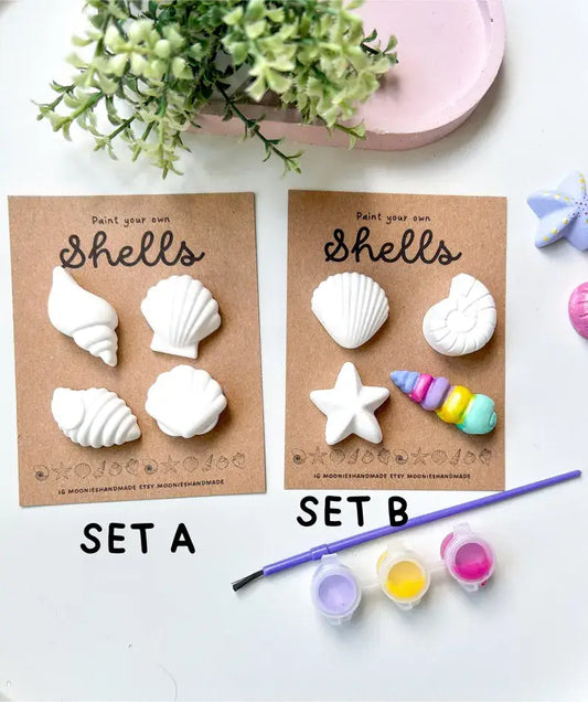 Shell Pottery Painting Kit