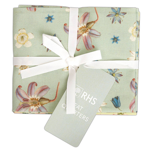 RHS Fat Quarter Fabric Bundle, Geissler, 45 x 56cm Pack Of 4