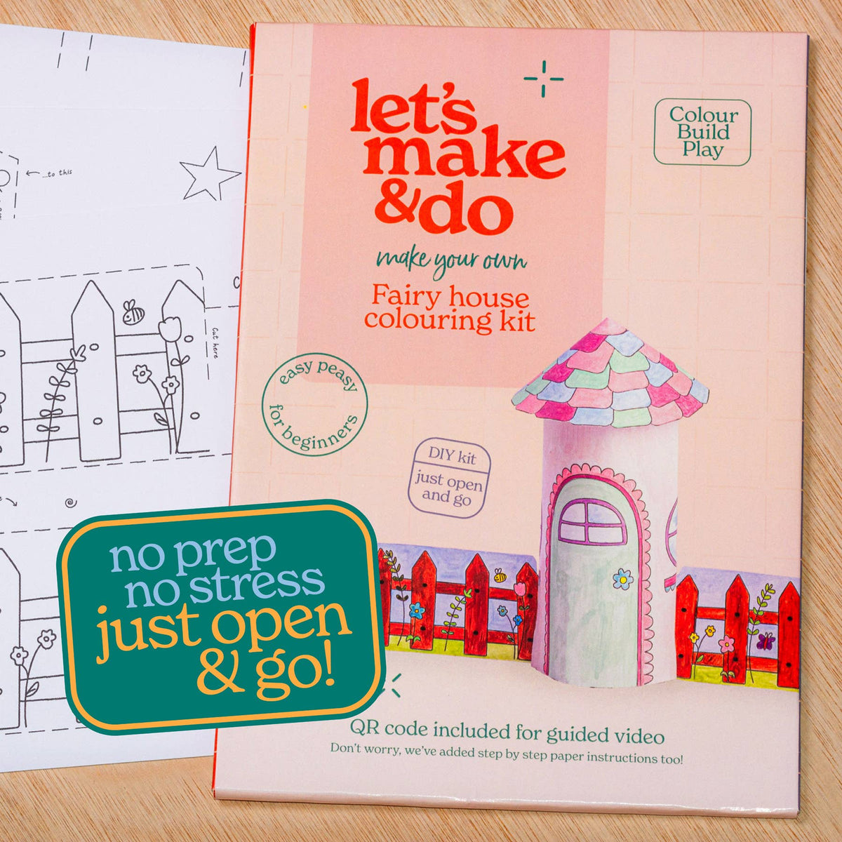 Make Your Own Fairy House - 3D Kids Colouring Kit