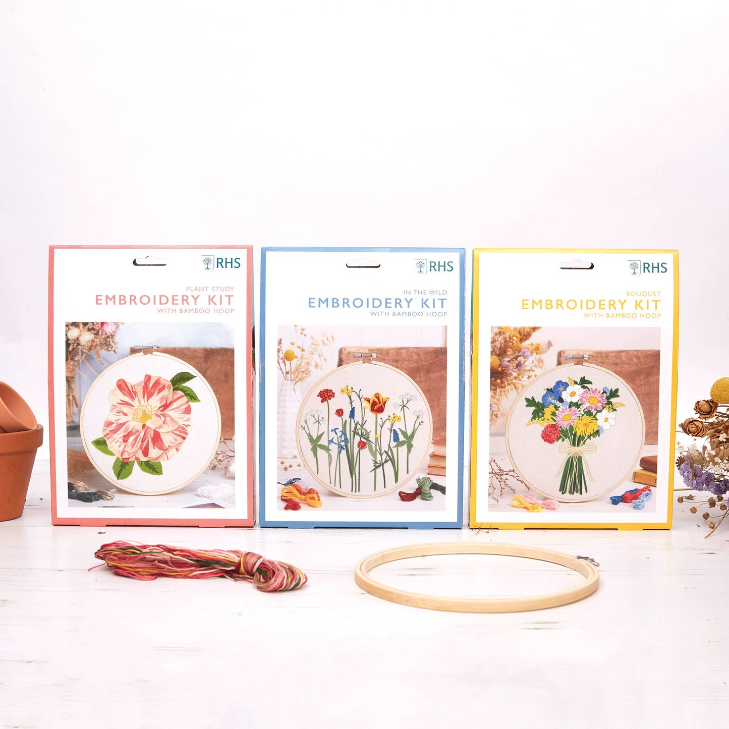 RHS Embroidery Kit, Multicoloured, 8", In the Wild